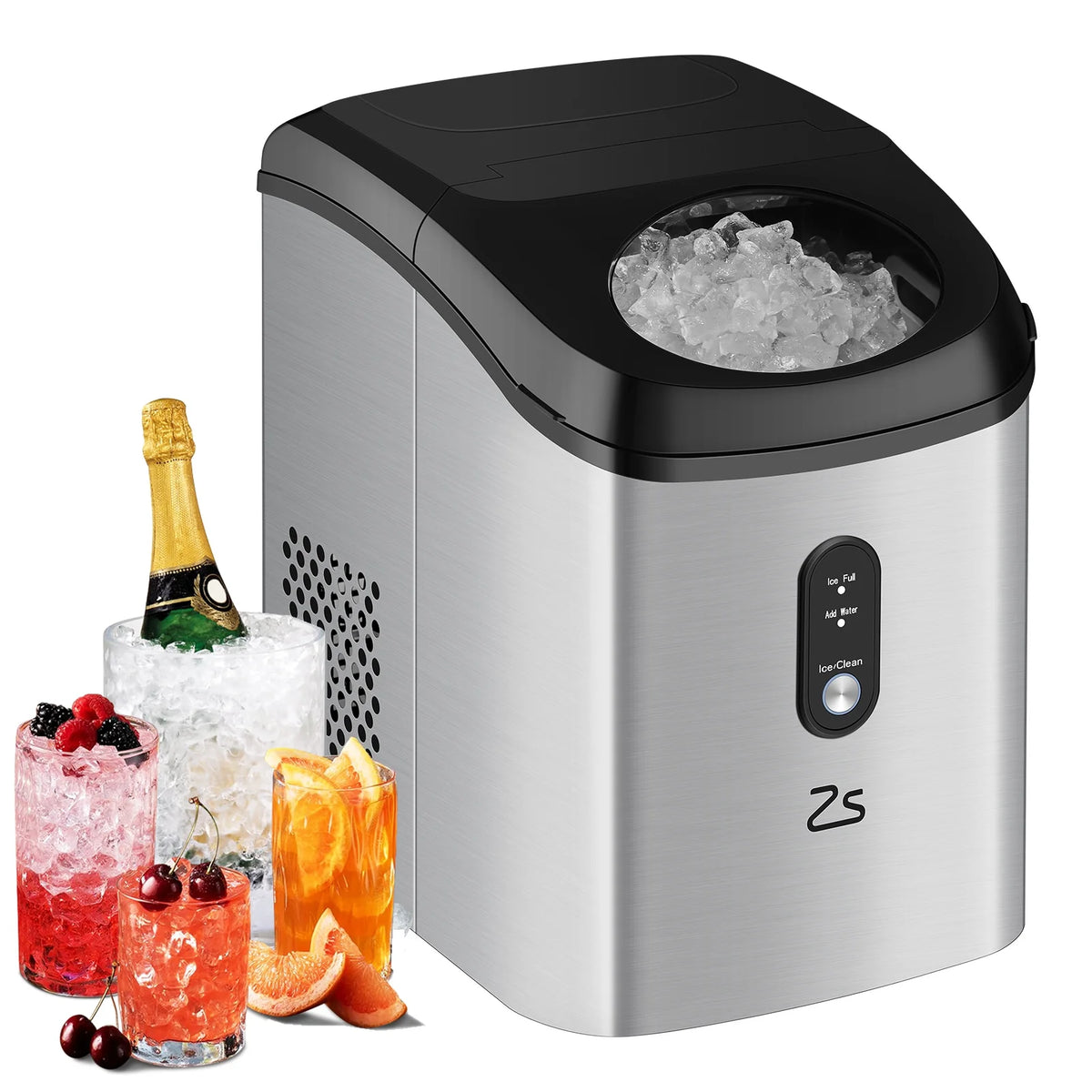 Countertop Nugget Ice Maker with Ice Scoop N91597
