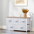 Black Grey 5 Drawer Storage Organizer Z65700