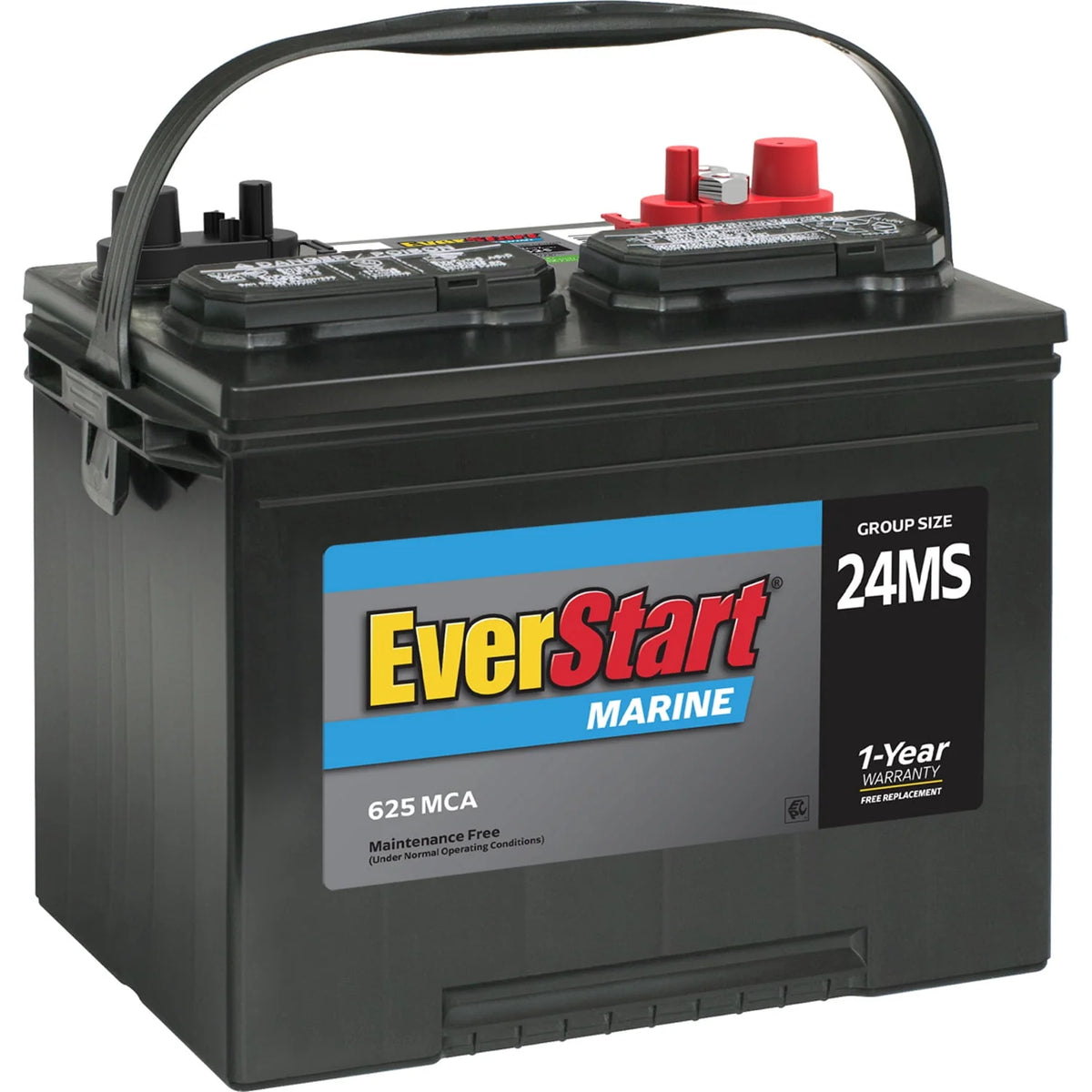 Lead Acid Marine Starting Battery Group Size 24MS 12 Volt 625 MCA R5171