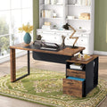 59 Inch Computer Desk with Drawers E710822
