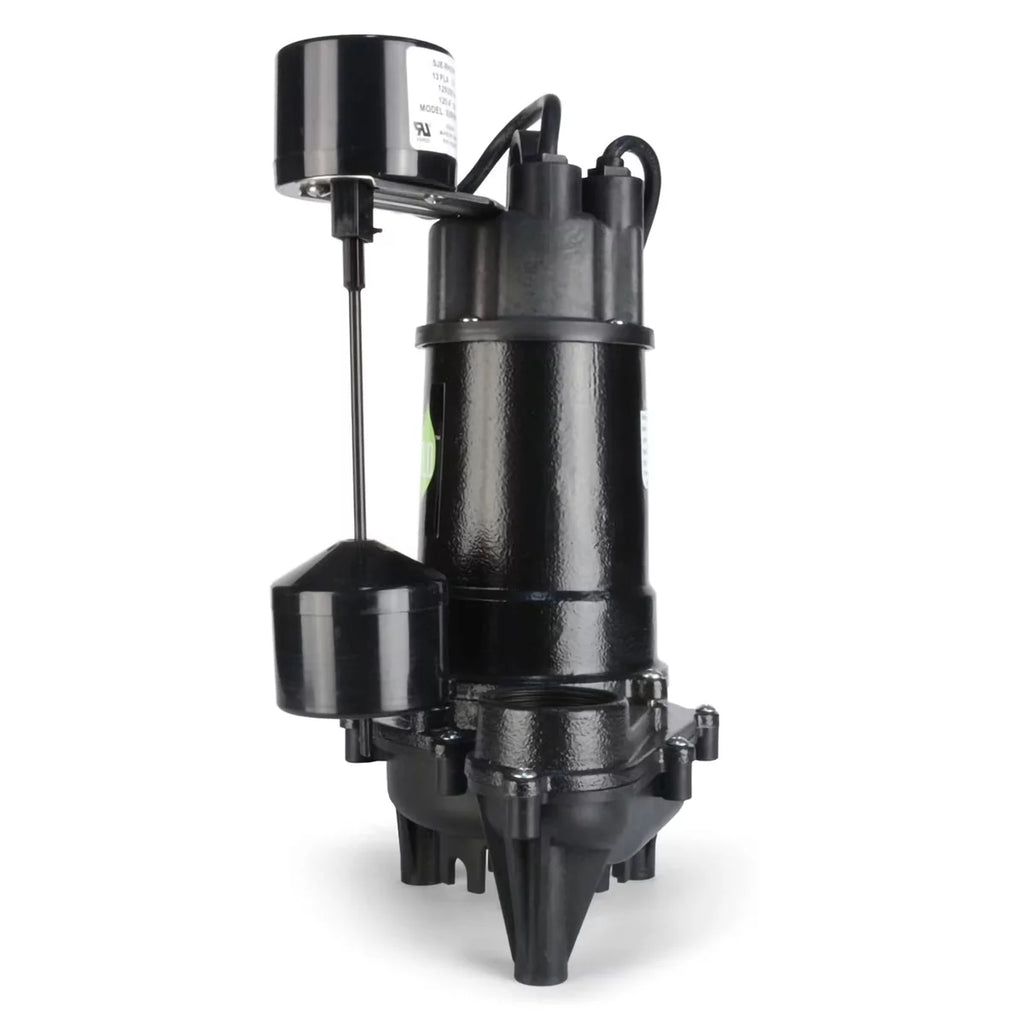 Cast Iron Submersible Sump Pump, 1/2 Horsepower, Vertical Switch I45831