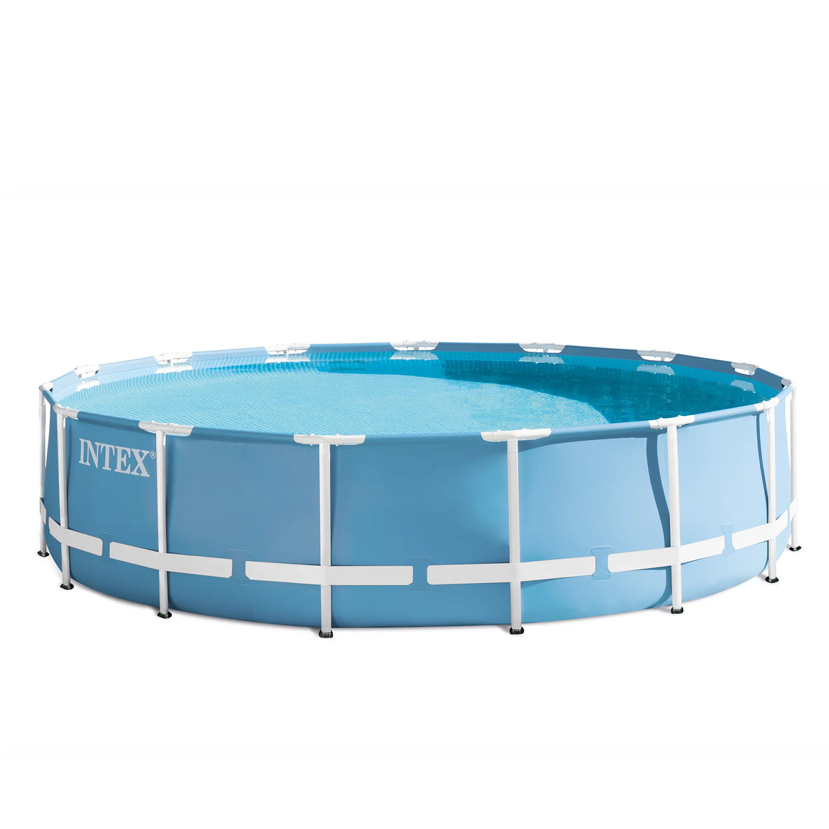 15 Feet x 48 Inches Prism Frame Pool Set with Ladder Cover Pump F2481