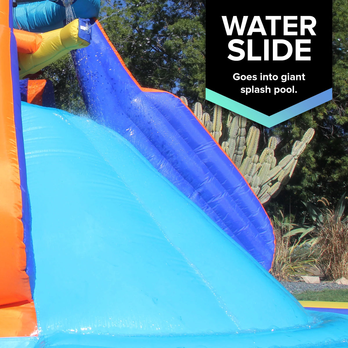 13.8' Inflatable Water Slide with Heavy Duty Blower W258926