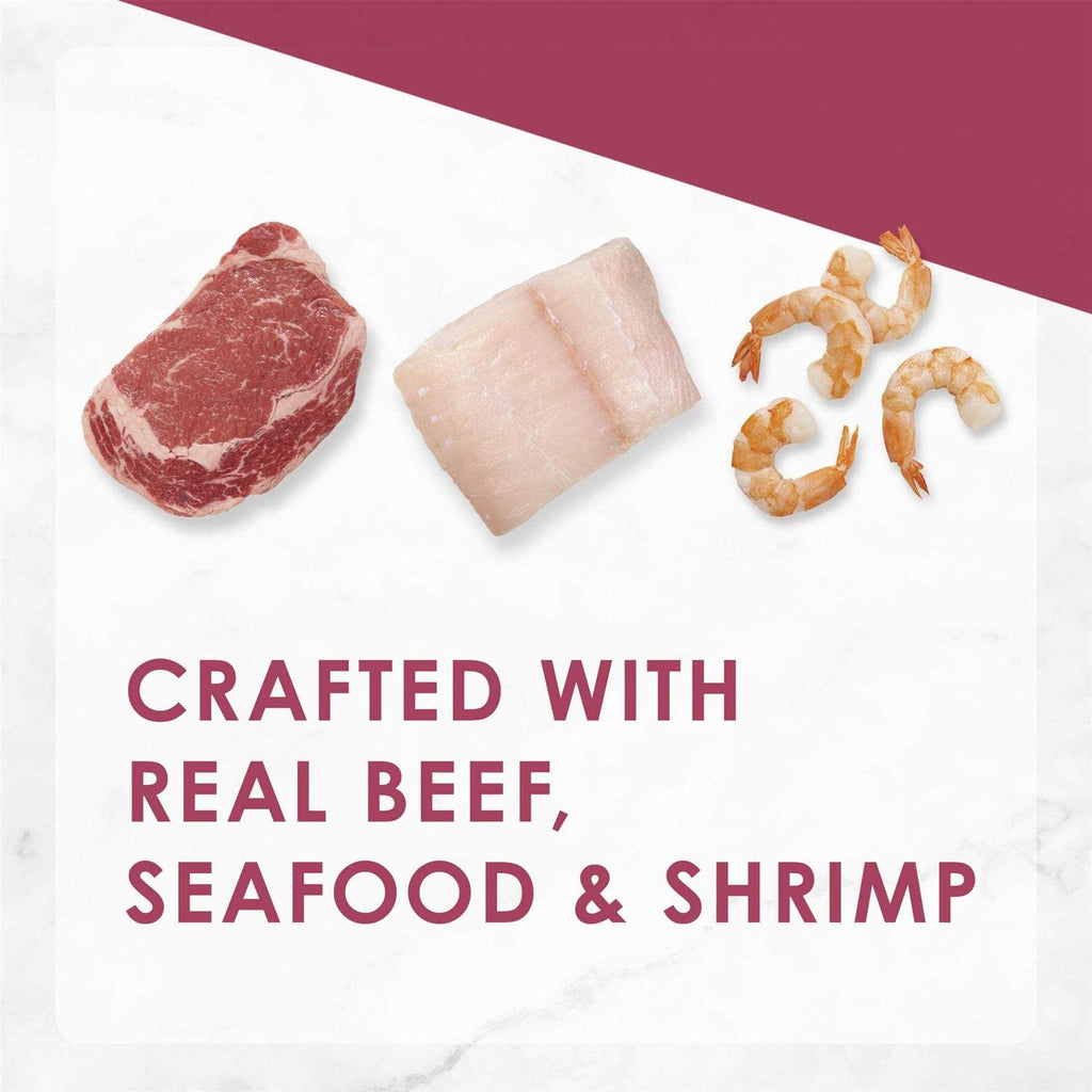 Dry Cat Food Filet Mignon Flavor with Seafood & Shrimp M873333