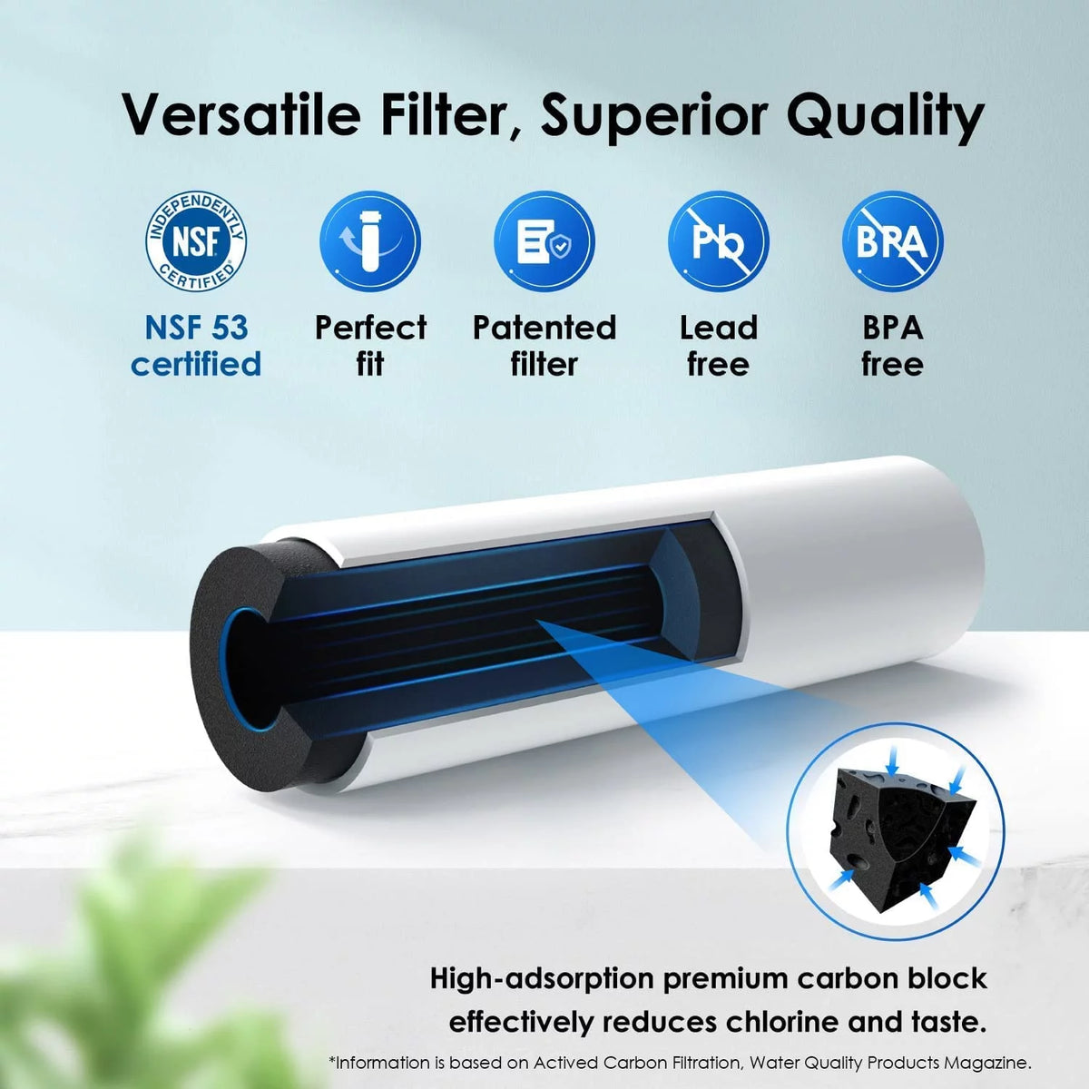 Refrigerator Water Filter Replacement 6 pack Y56294