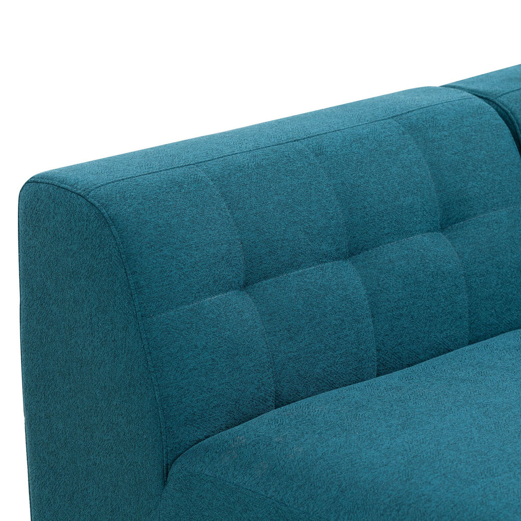 Convertible Sectional Sofa with Chaise L-Shaped 5 Seater D63109