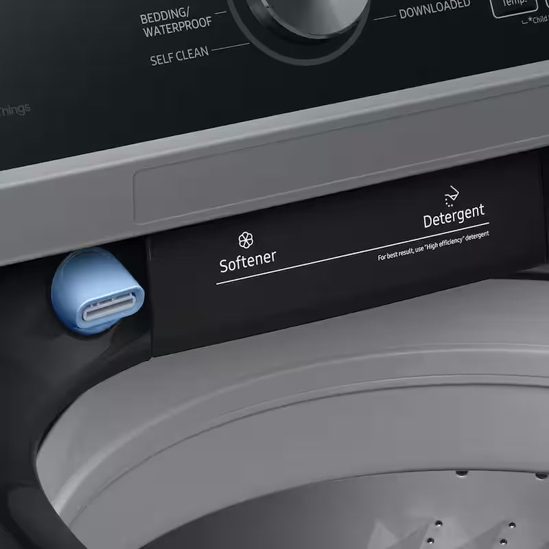 Top Load Washer with ActiveWave Agitator and Active WaterJet in Brushed Black A107947