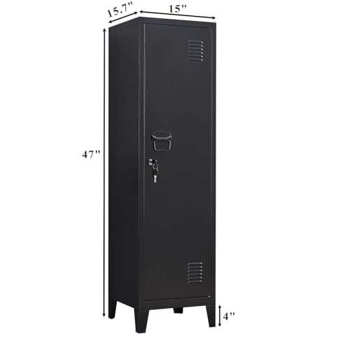 Metal Locker with Doors and Shelves R20797