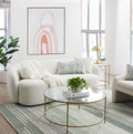 Ivory Curved Sofa I269959