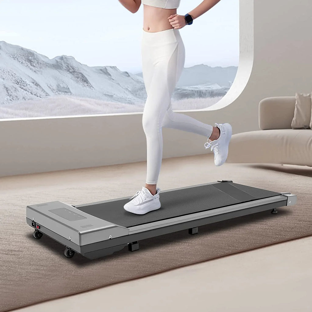 0.65-3HP Under Desk Electric Treadmill with Remote Control and LED Display B982