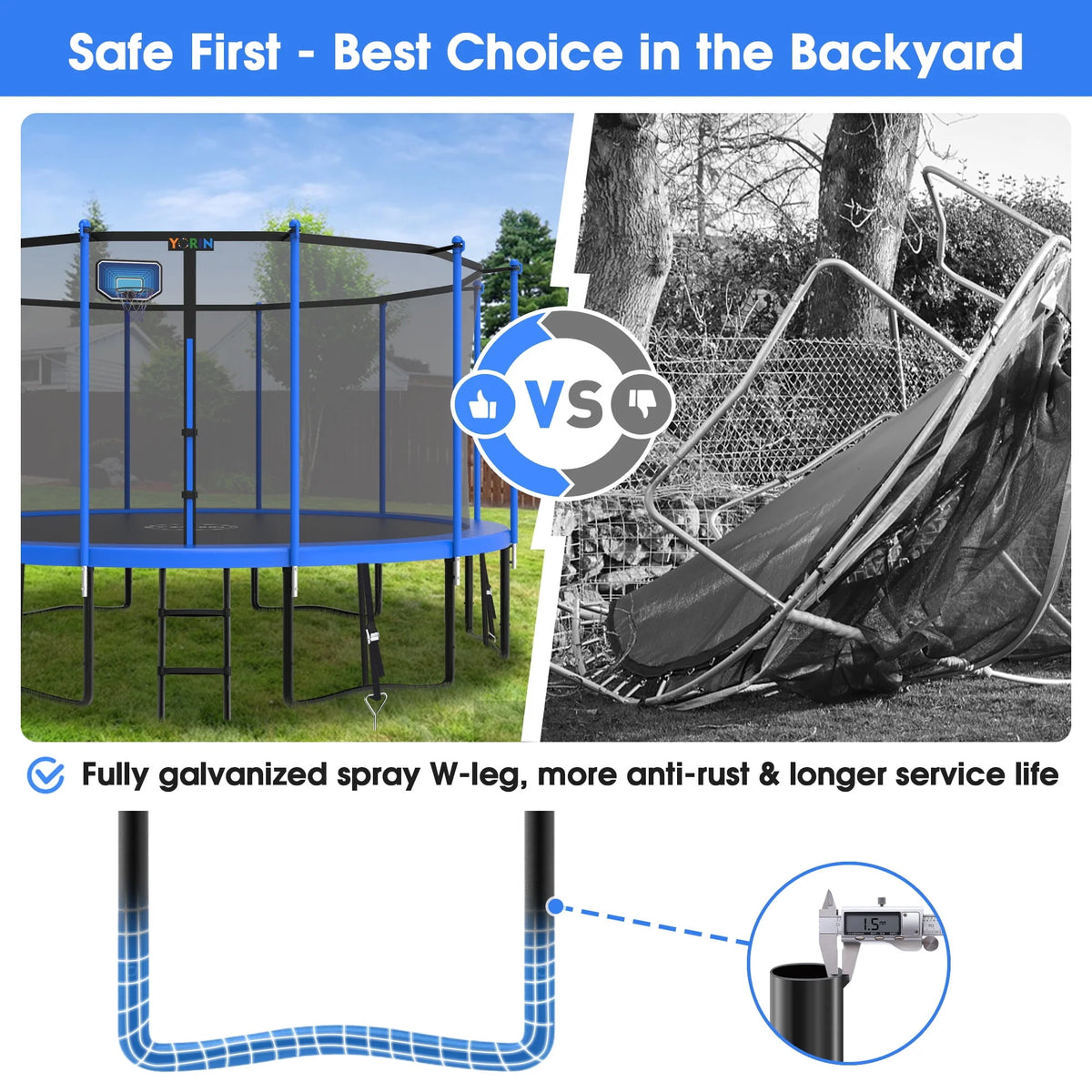 15' Trampoline I746
