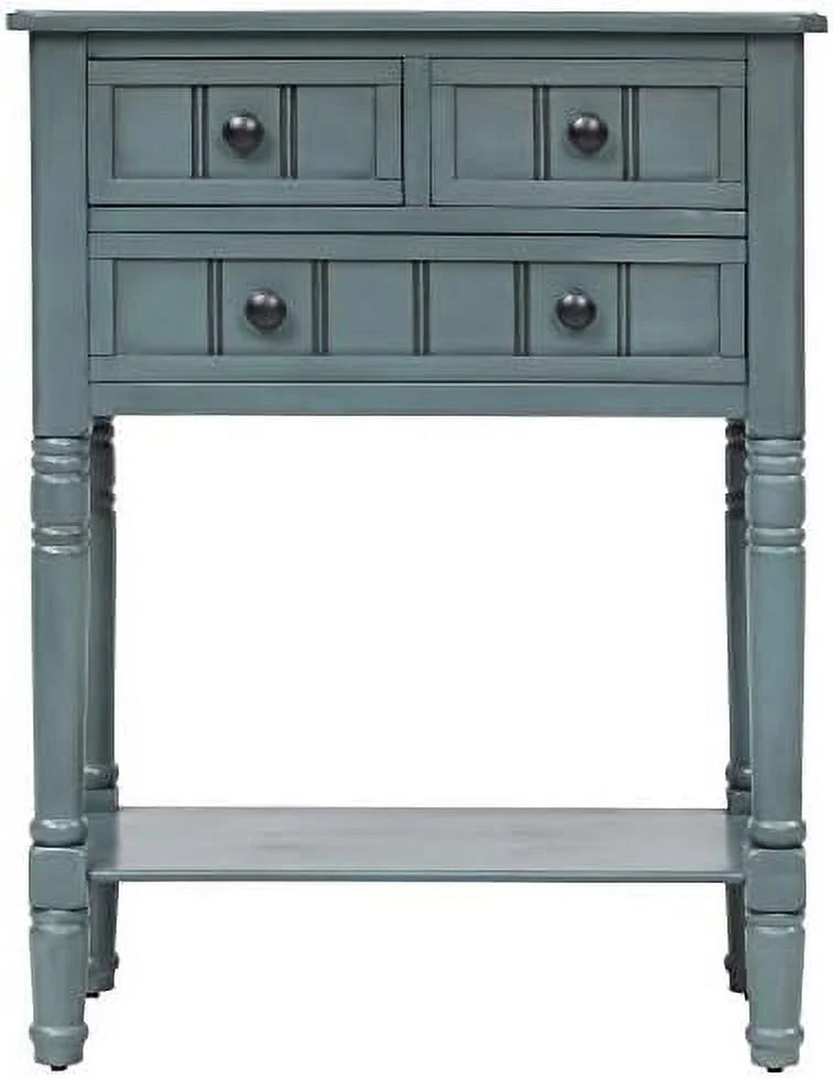 Narrow Console Table with Three Drawers T49136