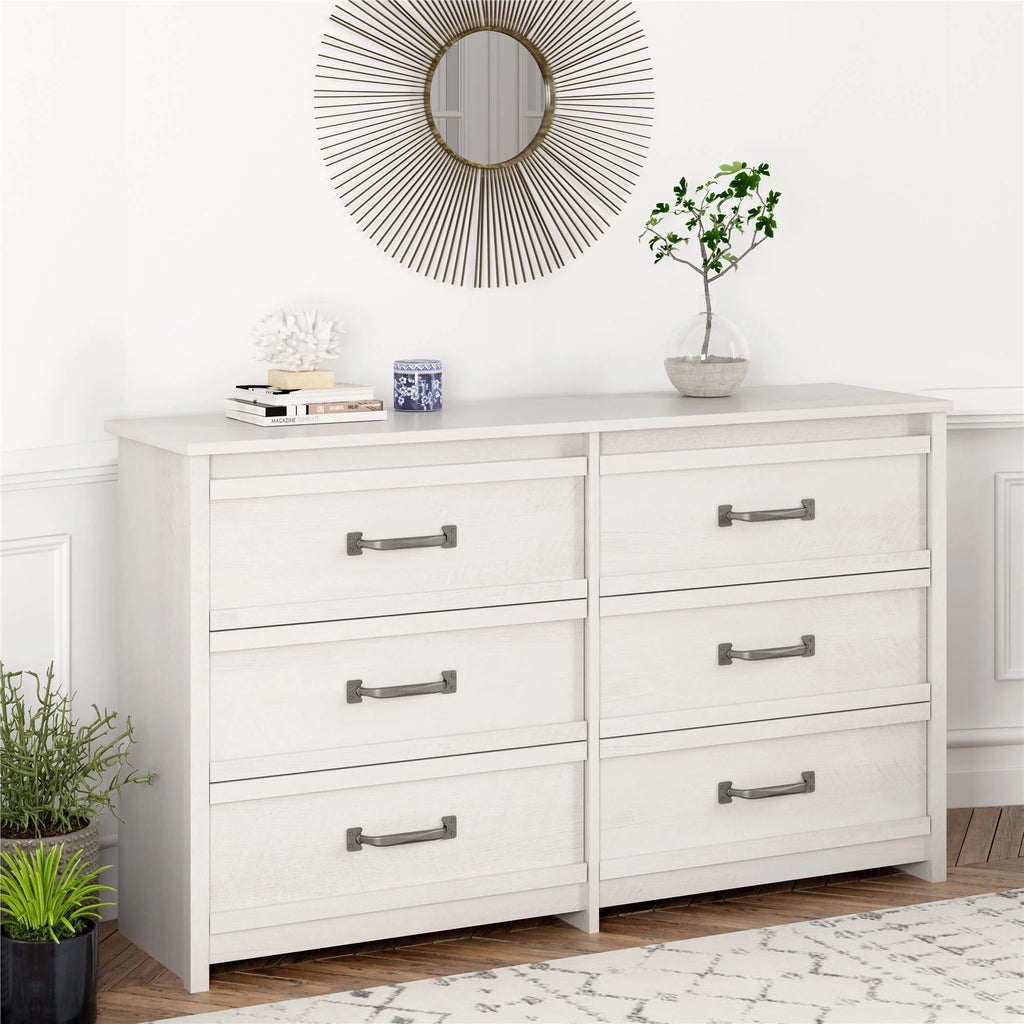 6 Drawer Ivory Oak Dresser K977198