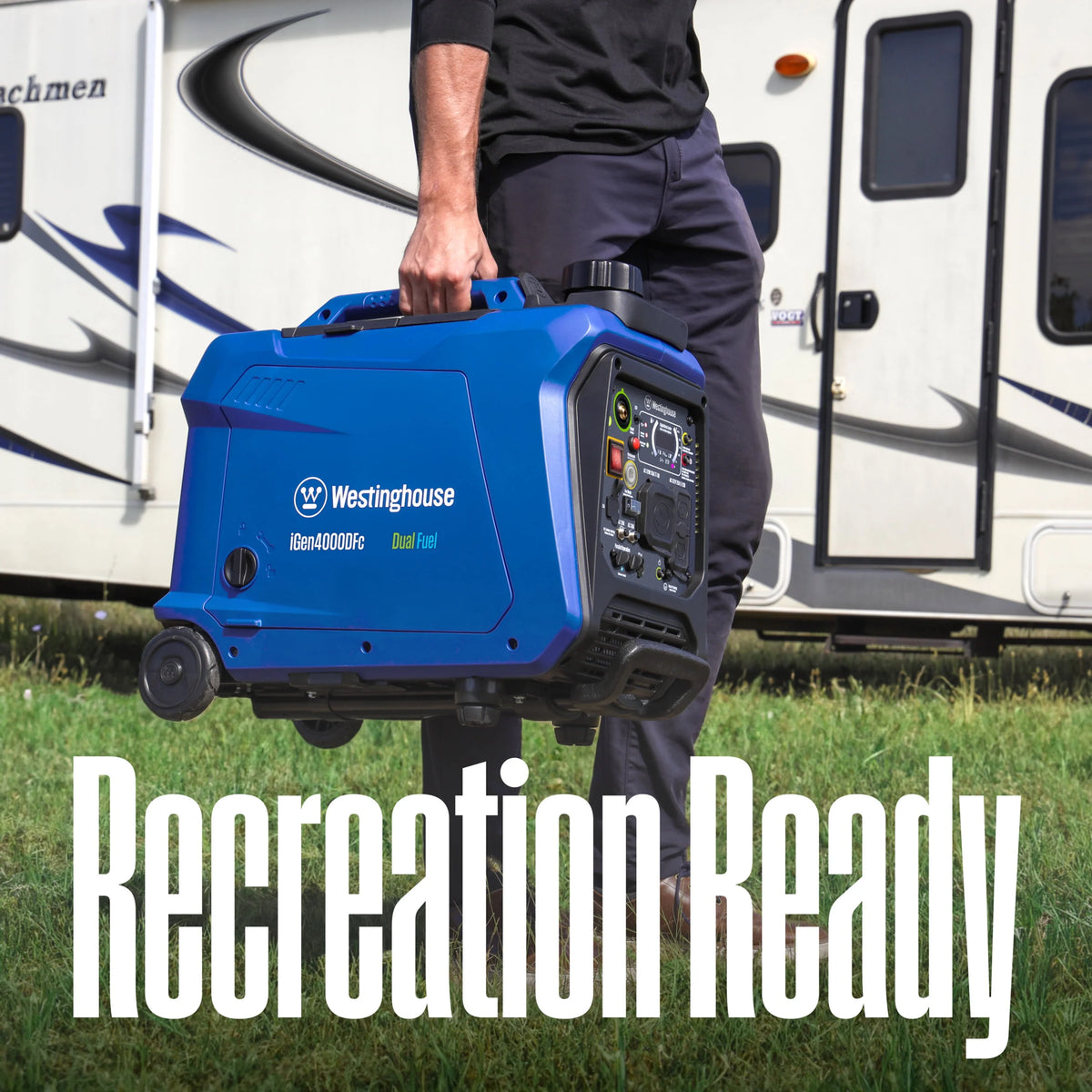 4000 Peak Watt Dual Fuel Portable Inverter Generator Q771