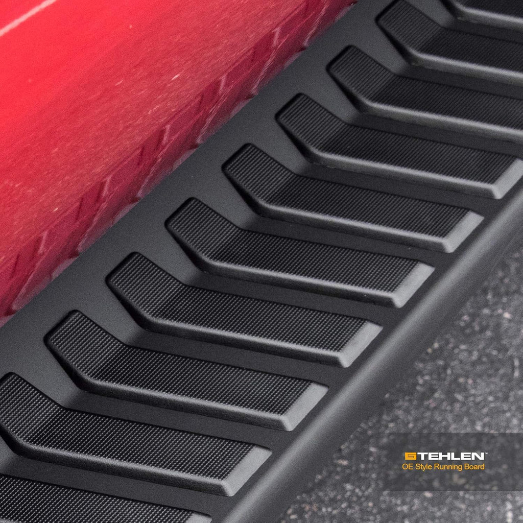 Aluminum Running Boards Matte Black J7282