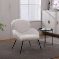 Sherpa Accent Armchairs with Black Metal Legs L9650