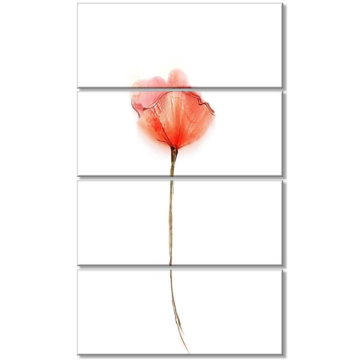 4 Piece Painting Print on Wrapped Canvas Set P2730