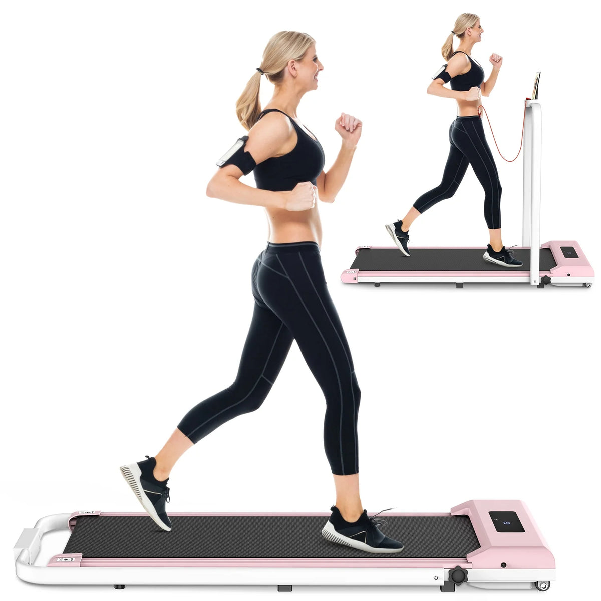 Ultra Slim Under Desk Treadmill Black R835104
