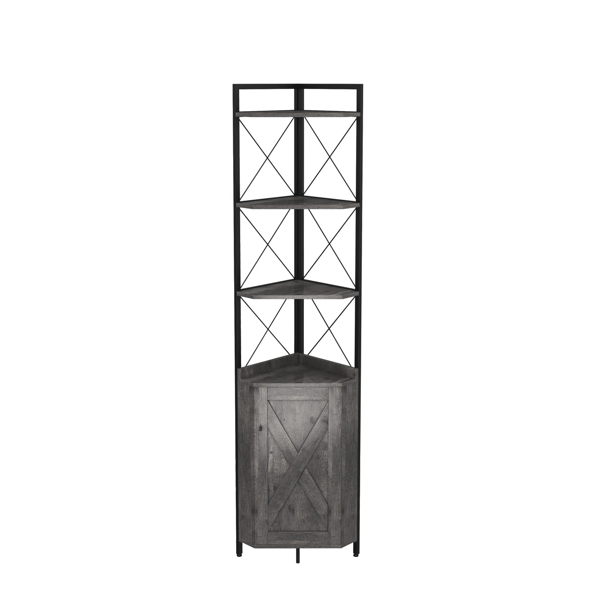 5-Tier Corner Shelf with Storage G926
