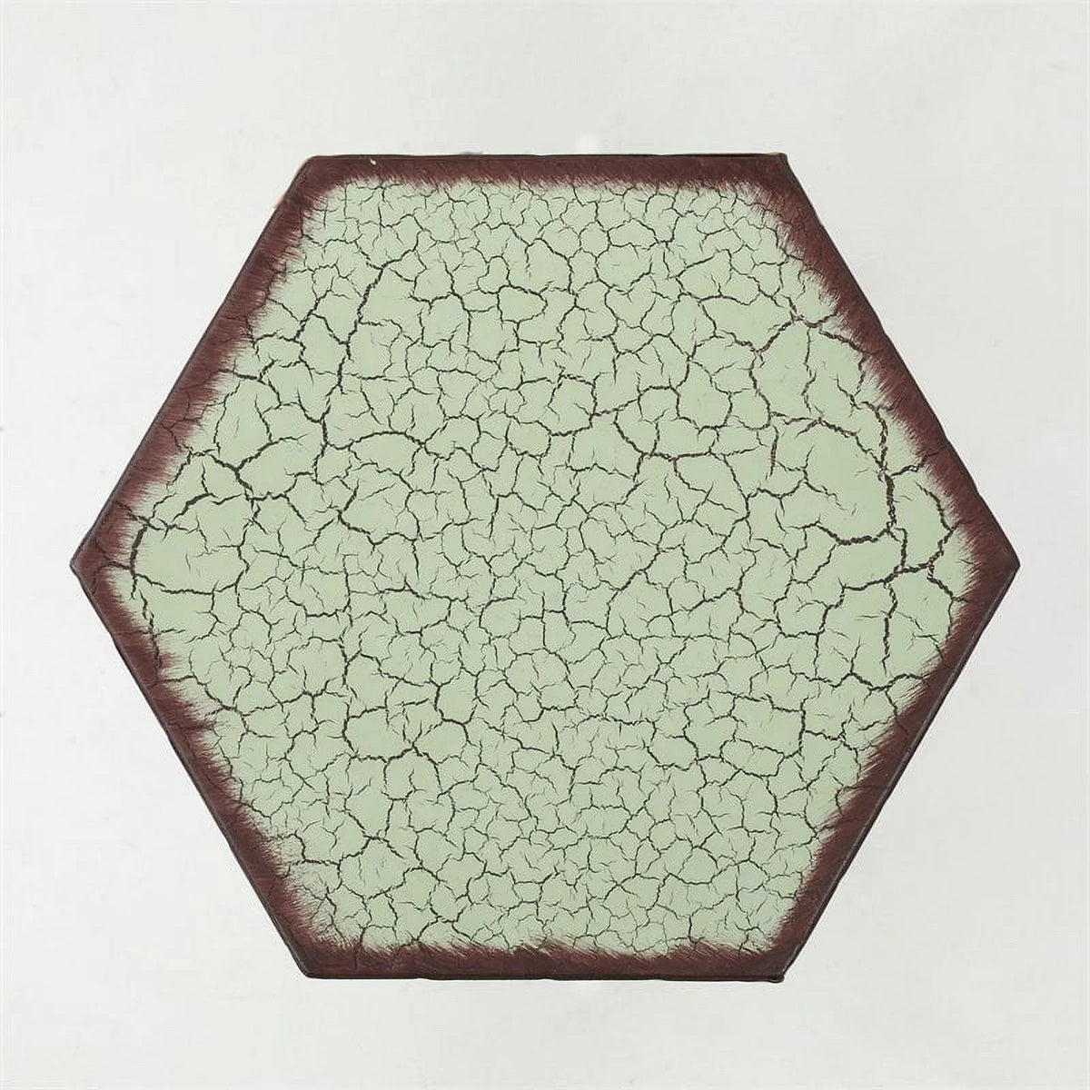 Green Iron Side Table I23589