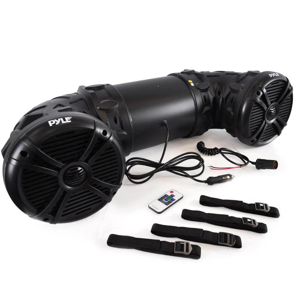 6.5 800W Waterproof Marine Bluetooth LED Light Speakers T378