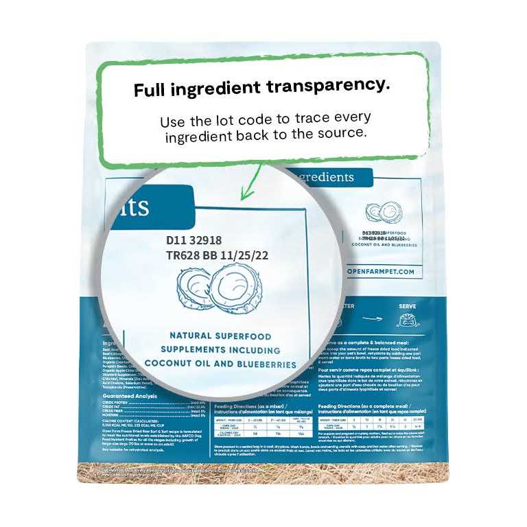 Freeze Dried Raw Dog Food J609555