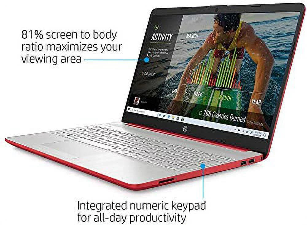 15.6" HD Laptop Intel Pentium Gold 16GB DDR4 256GB SSD Scarlet Red O9309