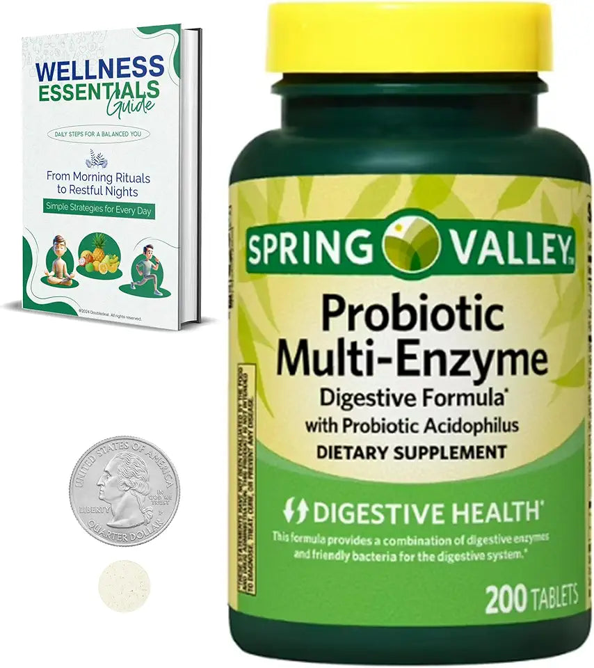 200 Count Probiotic Multi-Enzyme Tablets K28698