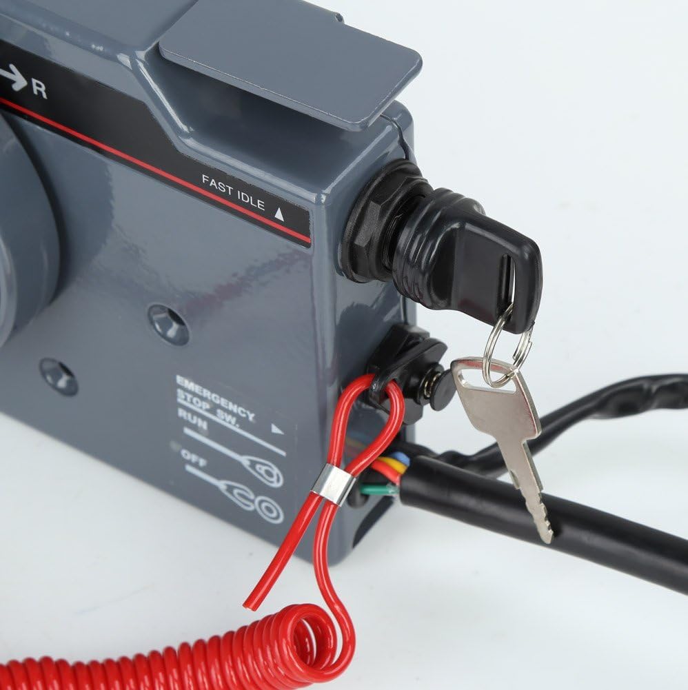 Side Mount Outboard Remote Control Box with 10 Pin Cable Q38072