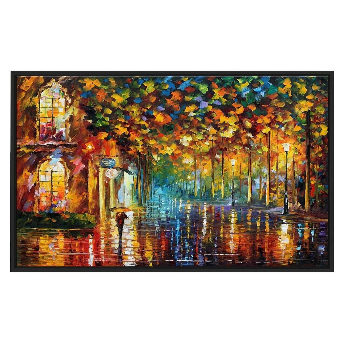 Framed Oil Painting Print on Canvas E1659