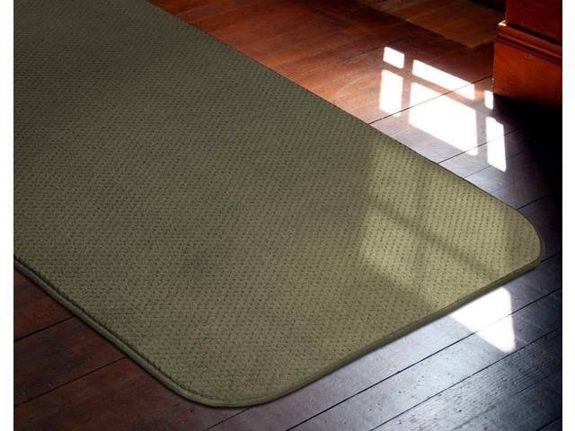 Skid-Resistant Carpet Runner Olive Green 10 ft. x 48 in. A446
