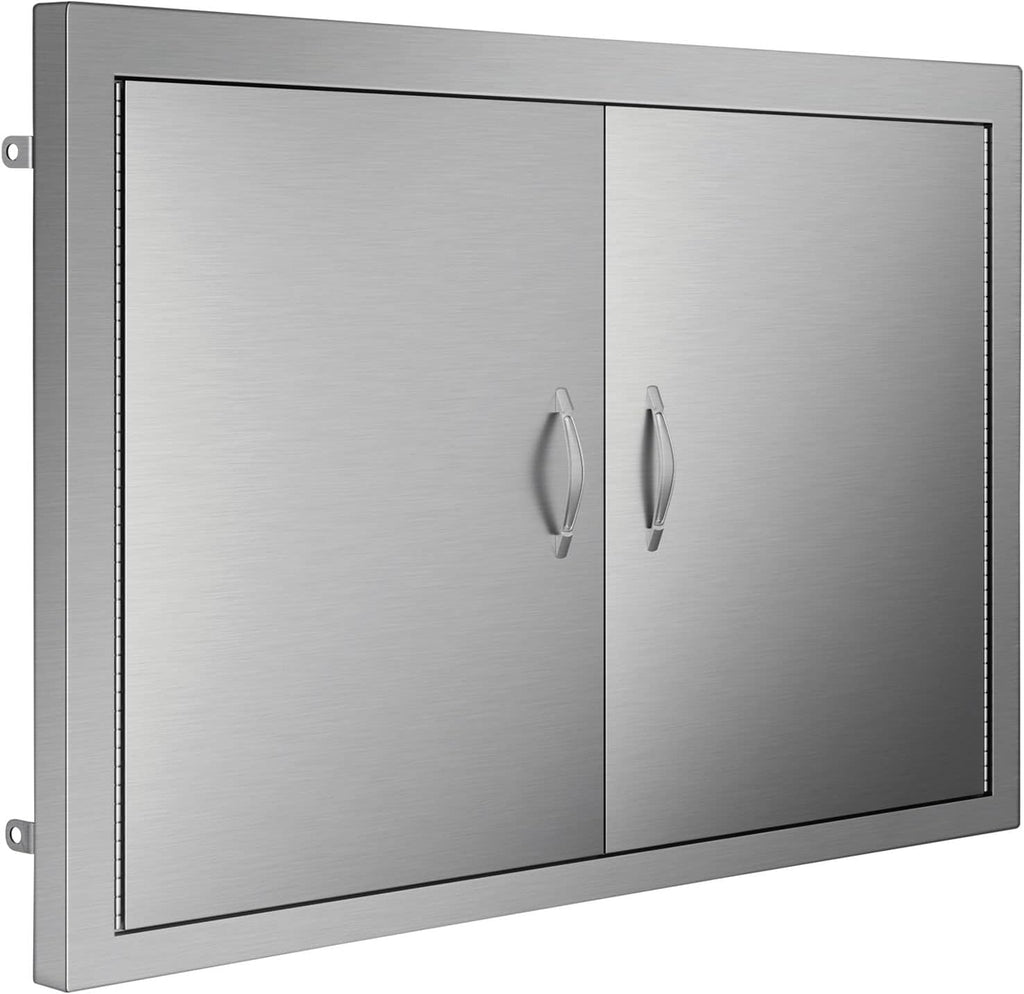 28W X 19H Inch Stainless Steel Double BBQ Access Door N807