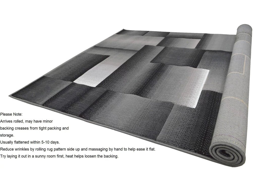 Abstract Geometric Area Rug Z749