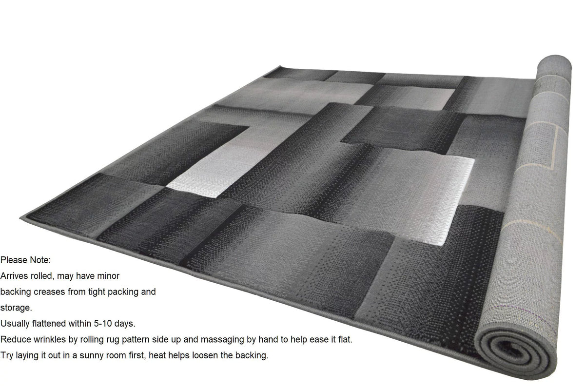 Abstract Geometric Area Rug Z749