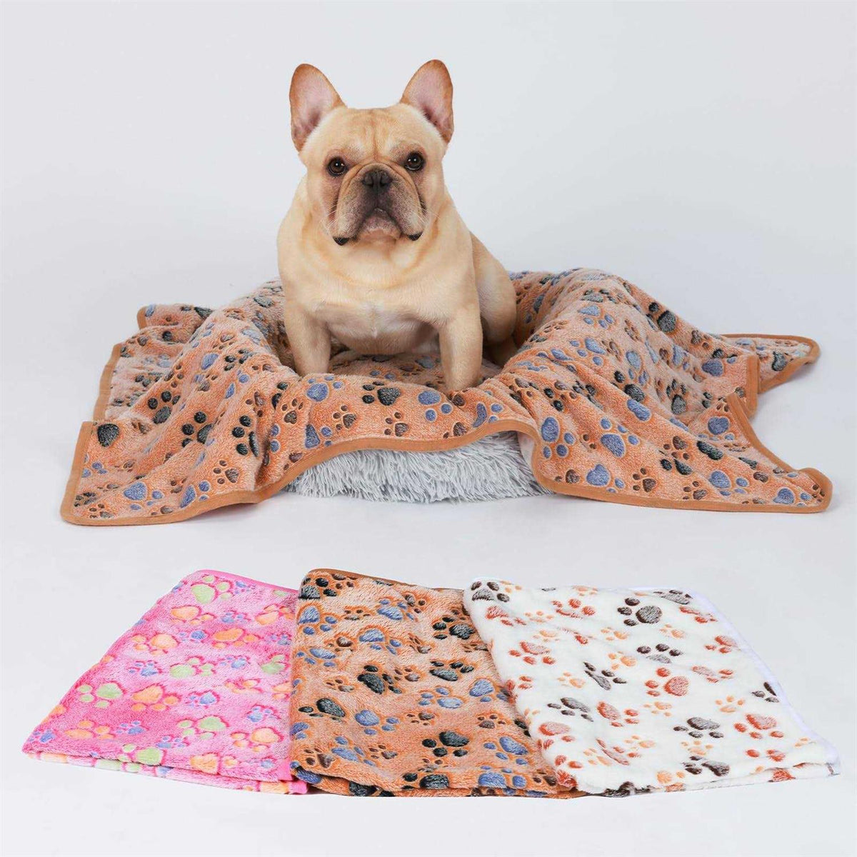 3 Flannel Pet Blanket Q194