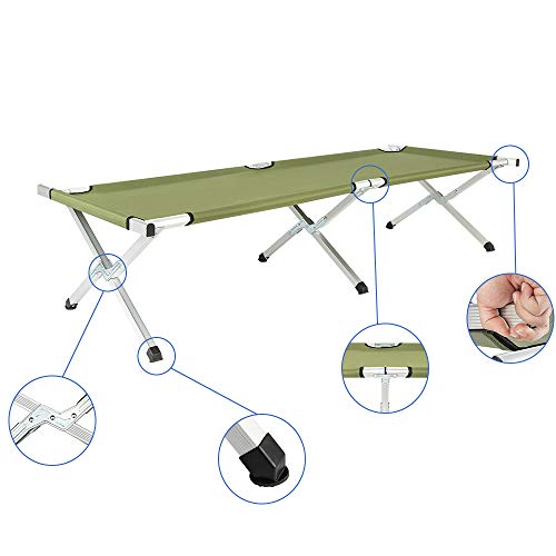 Portable Folding Camping Cot with Carrying Bag X1314