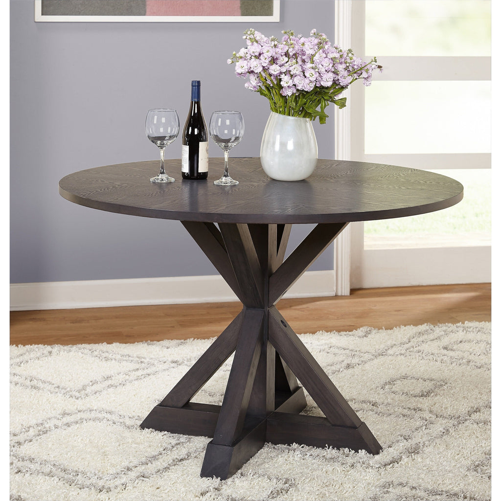 Dining Table Whitewash Grey Finish P2704