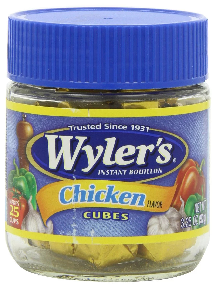 Chicken Instant Bouillon Cubes 3.25 OZ Pack of 4 U53508