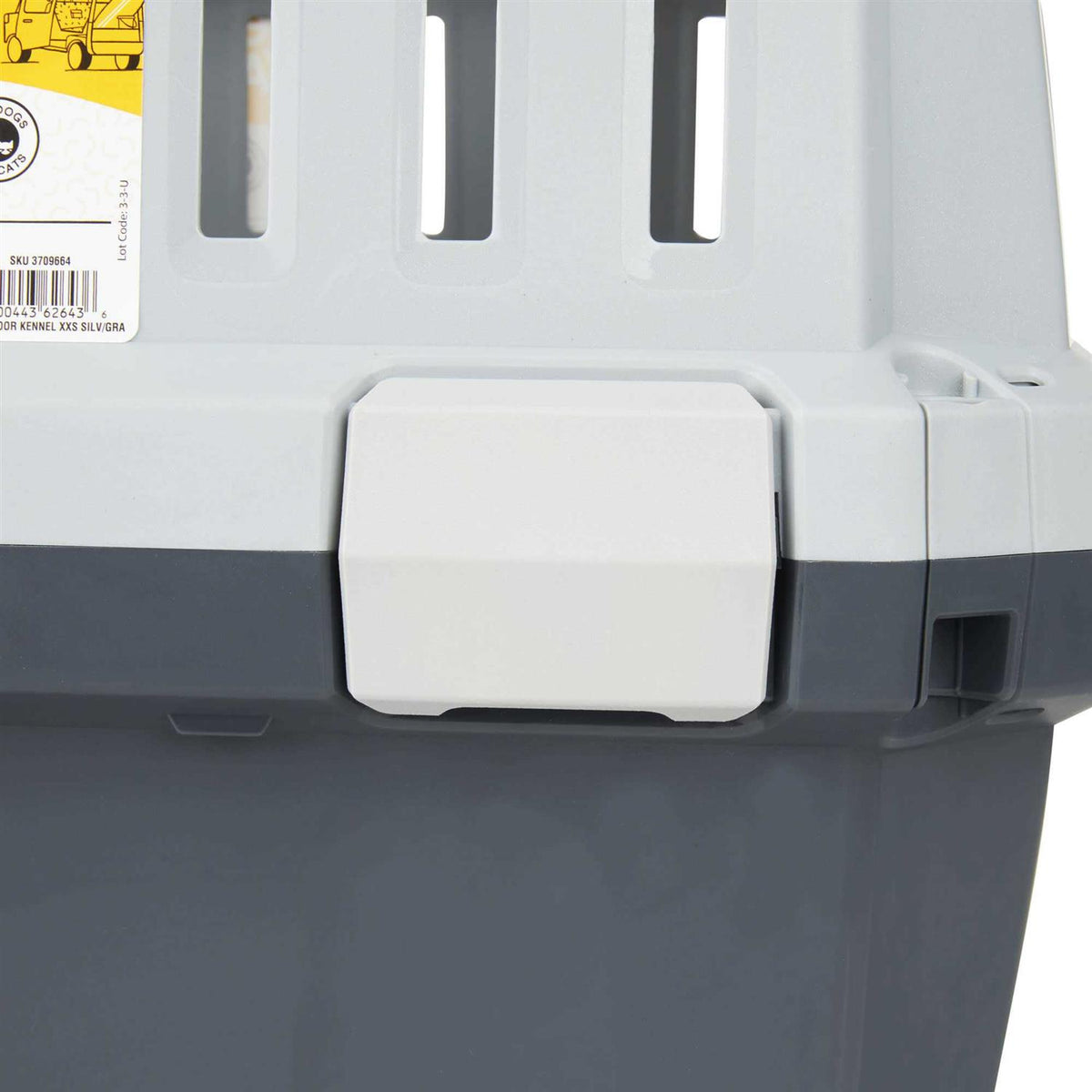 Grey 2-Door Pet Kennel X8101