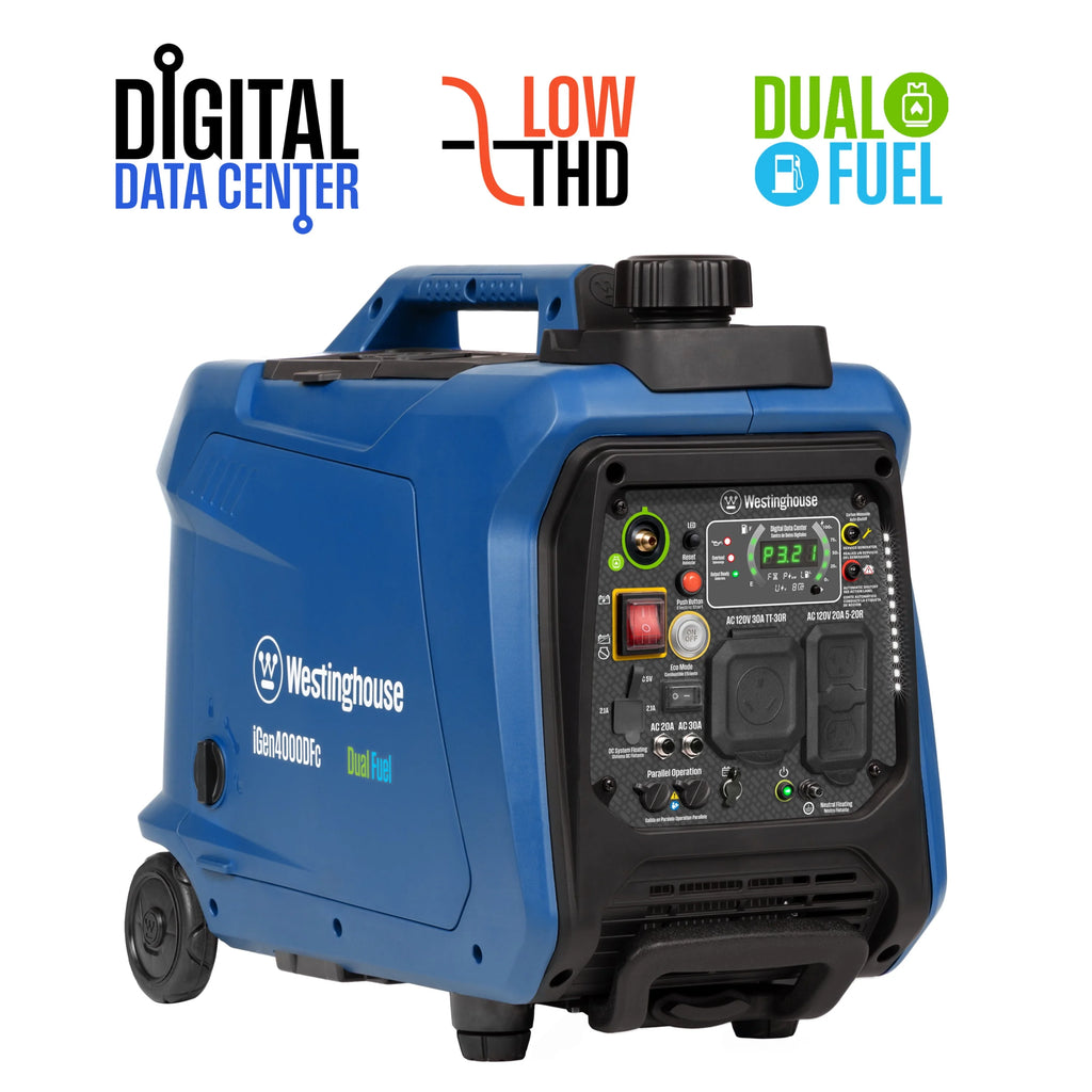 4000 Peak Watt Dual Fuel Portable Inverter Generator Q771