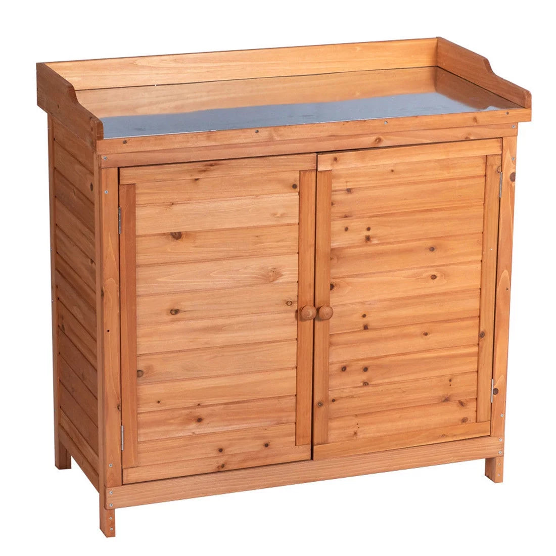 Wooden Potting Bench Storage Box F387705