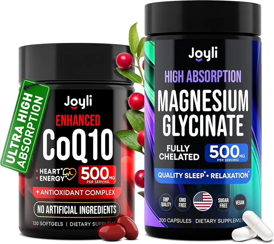 CoQ10 Magnesium Glycinate 500MG Softgels and Capsules E5937