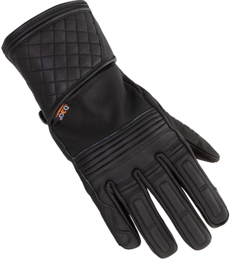 Black Motorcycle Gloves Size XL X333