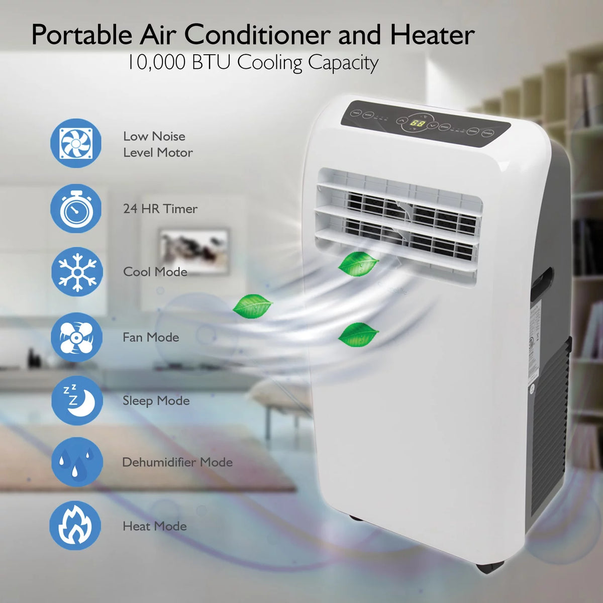 Portable Air Conditioner And Heater 10,000 BTU R145602
