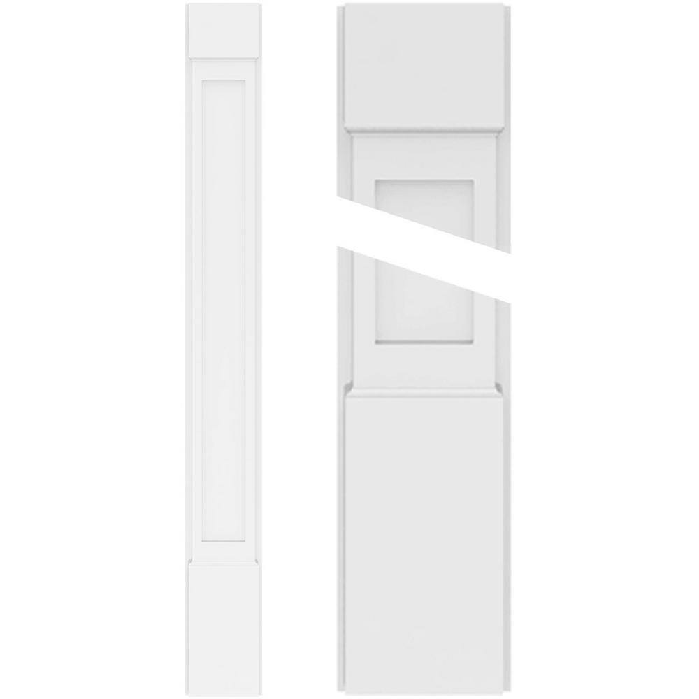 PVC Pilaster with Capital & Base (Pair) N786