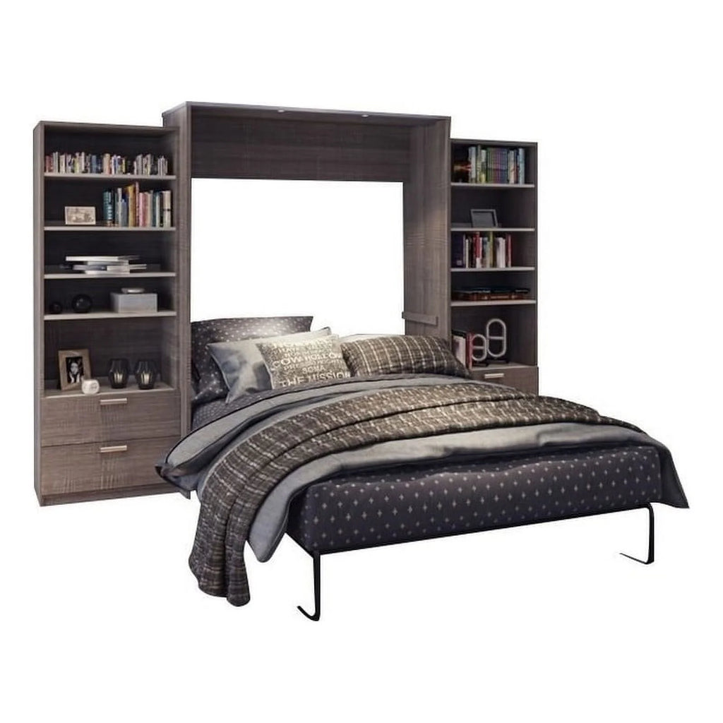 Queen Murphy Bed with Closet Organizers O37499