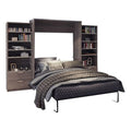 Queen Murphy Bed with Closet Organizers O37499