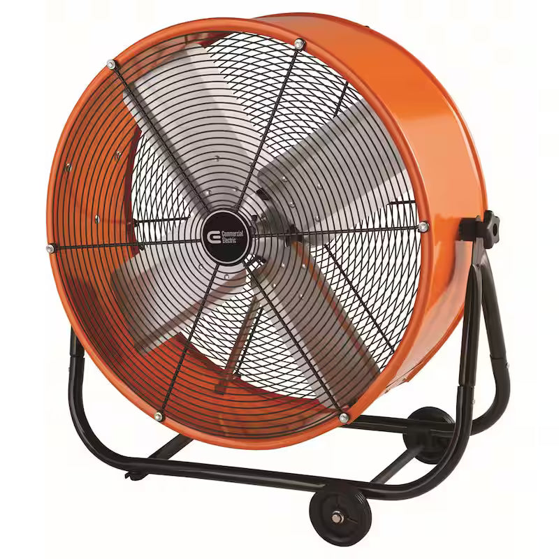 Heavy Duty 2-Speed Tilt Drum Fan D6144