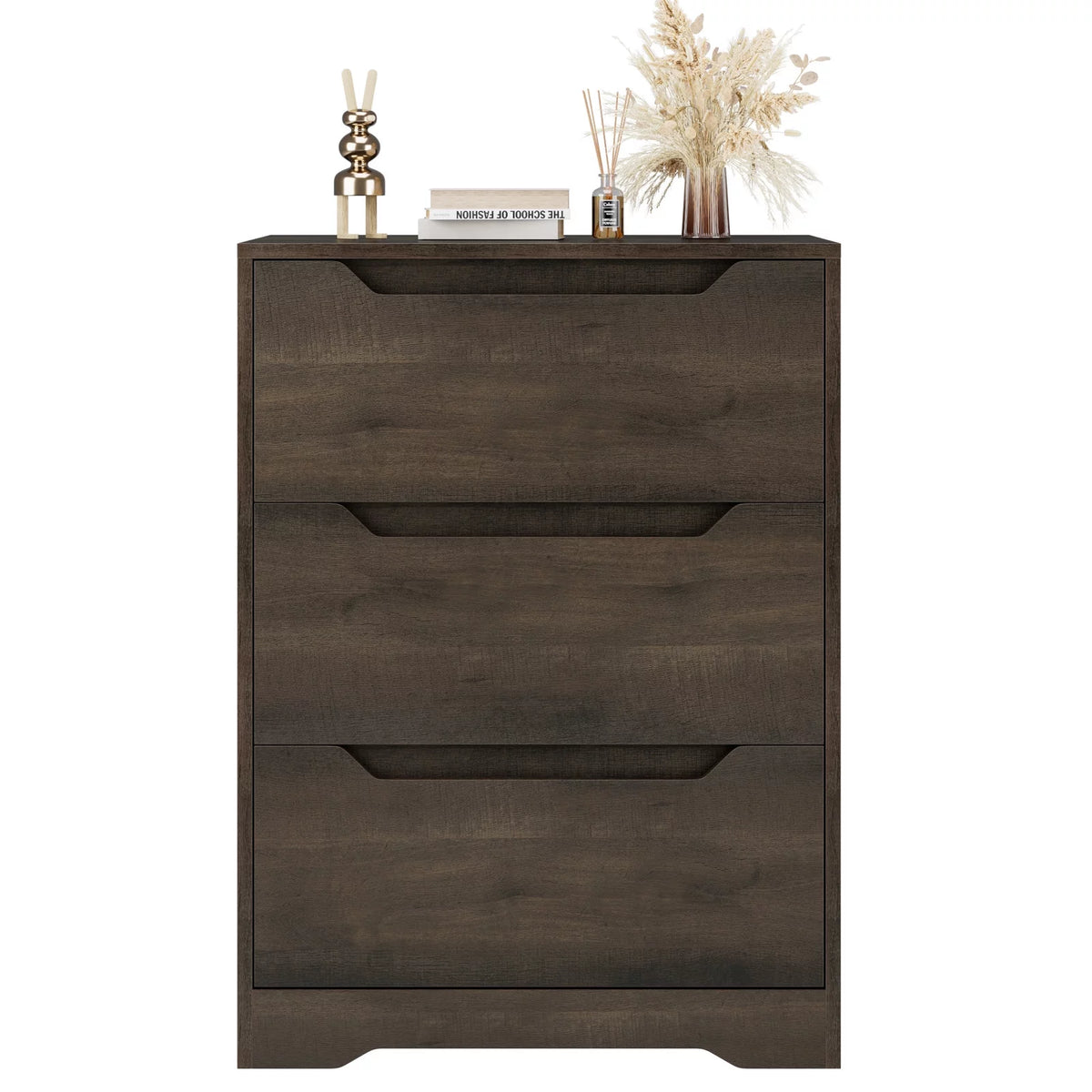 White 3 Drawer Dresser F584
