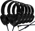 Classroom Headphone & Mic Set 3.5mm On Ear Pack of 5 O795